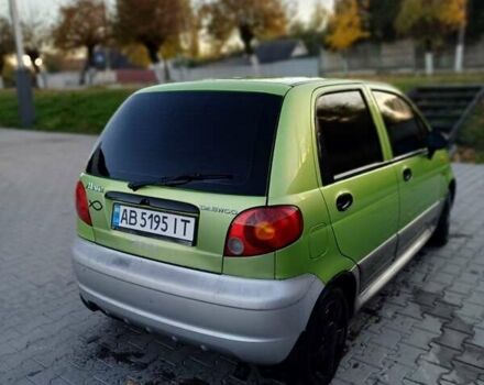 Зеленый Дэу Матиз, объемом двигателя 1 л и пробегом 120 тыс. км за 1500 $, фото 6 на Automoto.ua
