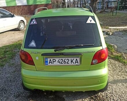Зелений Деу Матіз, об'ємом двигуна 0.8 л та пробігом 139 тис. км за 3500 $, фото 15 на Automoto.ua