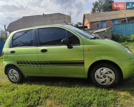 Зелений Деу Матіз, об'ємом двигуна 0.8 л та пробігом 100 тис. км за 1700 $, фото 4 на Automoto.ua