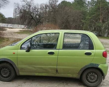Зелений Деу Матіз, об'ємом двигуна 0.8 л та пробігом 177 тис. км за 1600 $, фото 1 на Automoto.ua