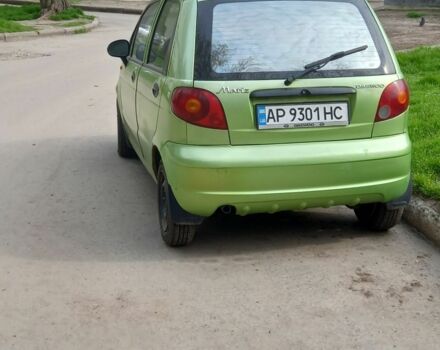 Зелений Деу Матіз, об'ємом двигуна 0.8 л та пробігом 115 тис. км за 2100 $, фото 4 на Automoto.ua