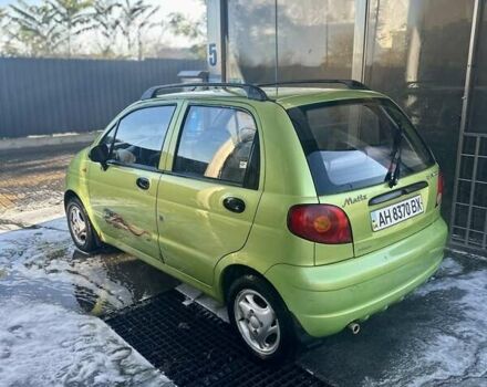 Зелений Деу Матіз, об'ємом двигуна 0.8 л та пробігом 72 тис. км за 2300 $, фото 7 на Automoto.ua