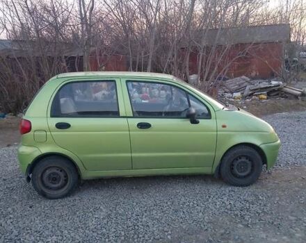 Зелений Деу Матіз, об'ємом двигуна 0.8 л та пробігом 106 тис. км за 3000 $, фото 3 на Automoto.ua