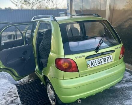 Зелений Деу Матіз, об'ємом двигуна 0.8 л та пробігом 72 тис. км за 2300 $, фото 6 на Automoto.ua