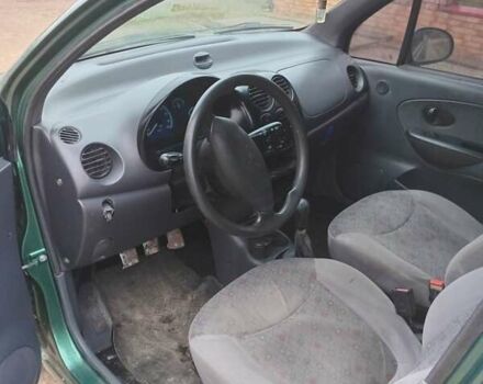 Зелений Деу Матіз, об'ємом двигуна 0.8 л та пробігом 185 тис. км за 1500 $, фото 6 на Automoto.ua