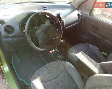 Зелений Деу Матіз, об'ємом двигуна 0.8 л та пробігом 139 тис. км за 3500 $, фото 24 на Automoto.ua