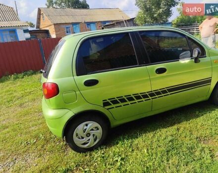 Зелений Деу Матіз, об'ємом двигуна 0.8 л та пробігом 100 тис. км за 1700 $, фото 5 на Automoto.ua