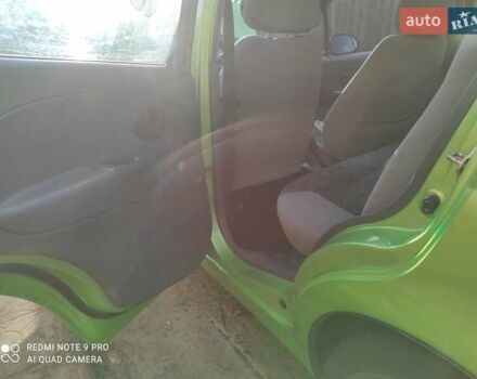 Зелений Деу Матіз, об'ємом двигуна 0.8 л та пробігом 120 тис. км за 1950 $, фото 9 на Automoto.ua