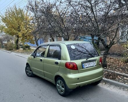 Зеленый Дэу Матиз, объемом двигателя 0.8 л и пробегом 140 тыс. км за 2300 $, фото 2 на Automoto.ua