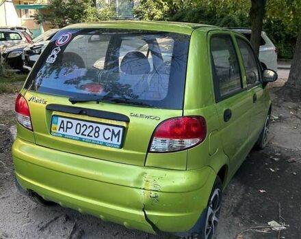 Зеленый Дэу Матиз, объемом двигателя 0.8 л и пробегом 108 тыс. км за 1600 $, фото 1 на Automoto.ua