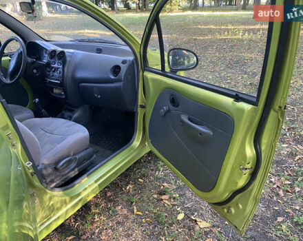 Зелений Деу Матіз, об'ємом двигуна 0.8 л та пробігом 129 тис. км за 1900 $, фото 19 на Automoto.ua