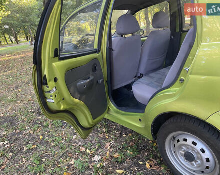Зелений Деу Матіз, об'ємом двигуна 0.8 л та пробігом 129 тис. км за 1950 $, фото 7 на Automoto.ua