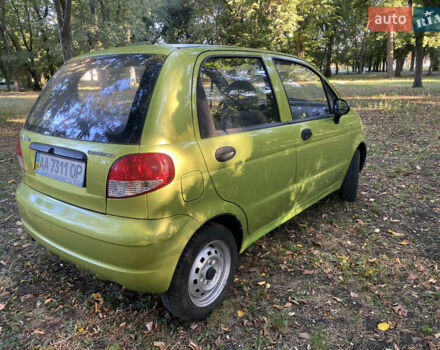 Зелений Деу Матіз, об'ємом двигуна 0.8 л та пробігом 129 тис. км за 1900 $, фото 4 на Automoto.ua