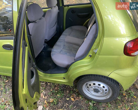Зелений Деу Матіз, об'ємом двигуна 0.8 л та пробігом 129 тис. км за 1900 $, фото 10 на Automoto.ua