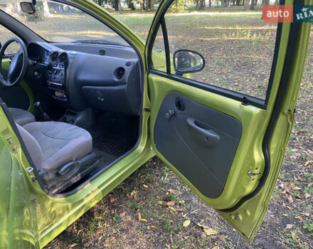 Зелений Деу Матіз, об'ємом двигуна 0.8 л та пробігом 129 тис. км за 1950 $, фото 13 на Automoto.ua