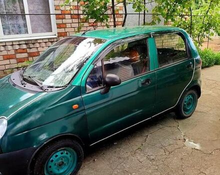 Зелений Деу Матіз, об'ємом двигуна 0.8 л та пробігом 174 тис. км за 1200 $, фото 1 на Automoto.ua