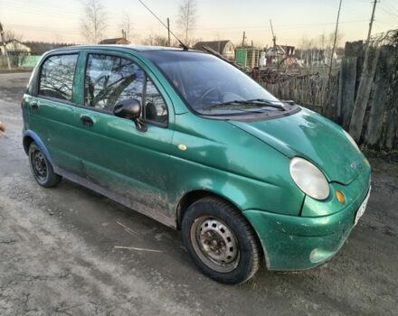 Зелений Деу Матіз, об'ємом двигуна 0.8 л та пробігом 150 тис. км за 850 $, фото 1 на Automoto.ua