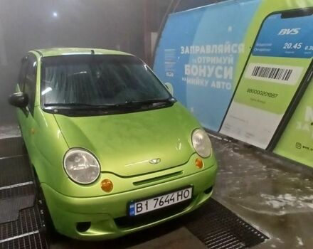 Зеленый Дэу Матиз, объемом двигателя 0.8 л и пробегом 200 тыс. км за 2000 $, фото 1 на Automoto.ua