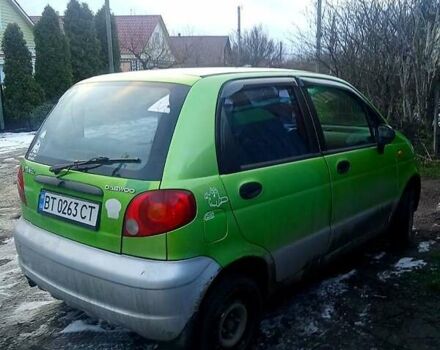 Зеленый Дэу Матиз, объемом двигателя 0.8 л и пробегом 242 тыс. км за 1900 $, фото 1 на Automoto.ua