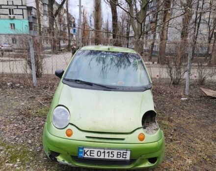 Зеленый Дэу Матиз, объемом двигателя 1 л и пробегом 187 тыс. км за 900 $, фото 1 на Automoto.ua