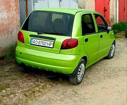 Зелений Деу Матіз, об'ємом двигуна 0.8 л та пробігом 170 тис. км за 2900 $, фото 1 на Automoto.ua