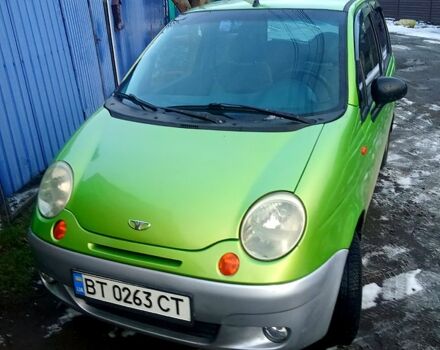 Зеленый Дэу Матиз, объемом двигателя 0.8 л и пробегом 242 тыс. км за 1900 $, фото 1 на Automoto.ua