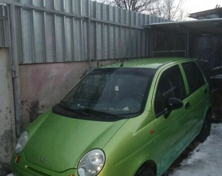 Зелений Деу Матіз, об'ємом двигуна 0.8 л та пробігом 94 тис. км за 950 $, фото 1 на Automoto.ua