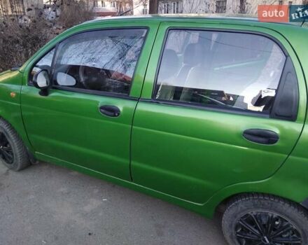 Зеленый Дэу Матиз, объемом двигателя 0.8 л и пробегом 105 тыс. км за 2950 $, фото 1 на Automoto.ua