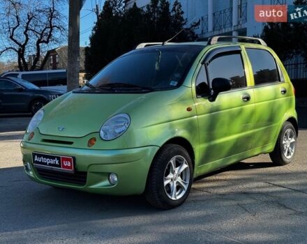 Зелений Деу Матіз, об'ємом двигуна 0.8 л та пробігом 136 тис. км за 3490 $, фото 1 на Automoto.ua