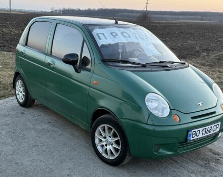 Зелений Деу Матіз, об'ємом двигуна 0.8 л та пробігом 200 тис. км за 2650 $, фото 1 на Automoto.ua