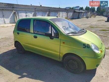Зеленый Дэу Матиз, объемом двигателя 0.8 л и пробегом 170 тыс. км за 2250 $, фото 1 на Automoto.ua