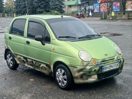 Зеленый Дэу Матиз, объемом двигателя 0.8 л и пробегом 125 тыс. км за 1200 $, фото 1 на Automoto.ua