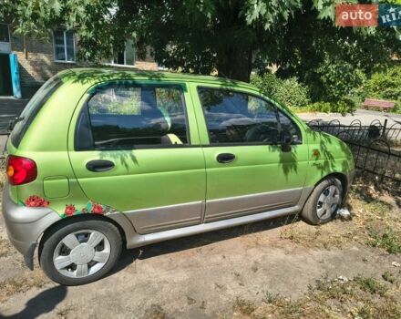 Зеленый Дэу Матиз, объемом двигателя 1 л и пробегом 124 тыс. км за 2150 $, фото 1 на Automoto.ua