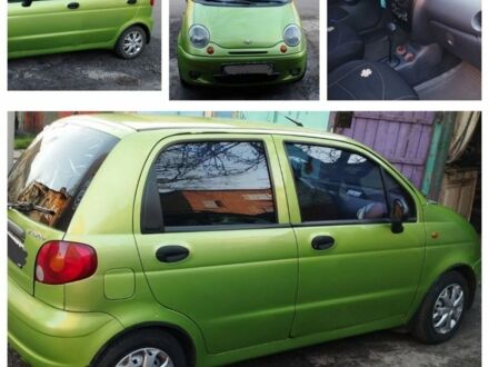 Зеленый Дэу Матиз, объемом двигателя 0.8 л и пробегом 110 тыс. км за 1800 $, фото 1 на Automoto.ua
