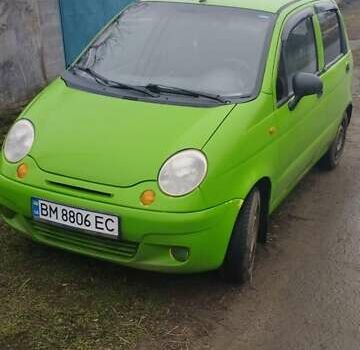 Зеленый Дэу Матиз, объемом двигателя 0.8 л и пробегом 232 тыс. км за 1700 $, фото 1 на Automoto.ua
