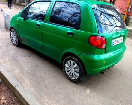 Зелений Деу Матіз, об'ємом двигуна 0.8 л та пробігом 123 тис. км за 1000 $, фото 1 на Automoto.ua