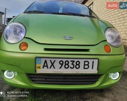 Зелений Деу Матіз, об'ємом двигуна 0.8 л та пробігом 120 тис. км за 1950 $, фото 1 на Automoto.ua