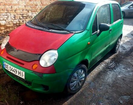 Зеленый Дэу Матиз, объемом двигателя 0.8 л и пробегом 1230 тыс. км за 900 $, фото 1 на Automoto.ua