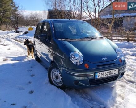 Зеленый Дэу Матиз, объемом двигателя 0.8 л и пробегом 154 тыс. км за 2000 $, фото 1 на Automoto.ua