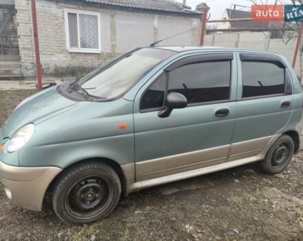 Зелений Деу Матіз, об'ємом двигуна 0.99 л та пробігом 132 тис. км за 2200 $, фото 1 на Automoto.ua