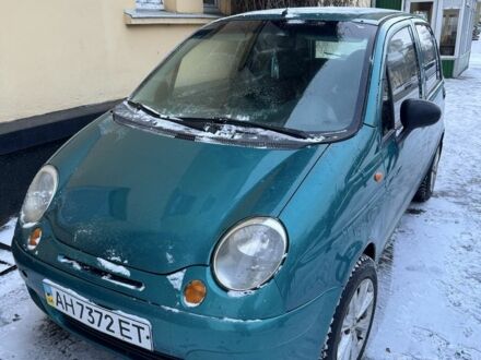 Зелений Деу Матіз, об'ємом двигуна 1 л та пробігом 250 тис. км за 2200 $, фото 1 на Automoto.ua