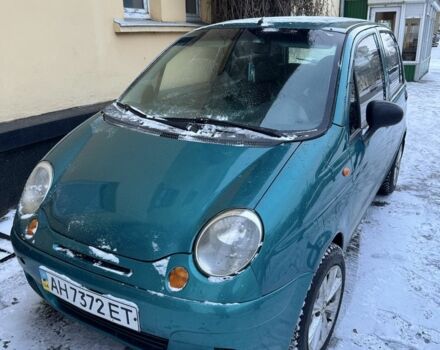 Зелений Деу Матіз, об'ємом двигуна 1 л та пробігом 250 тис. км за 2000 $, фото 1 на Automoto.ua