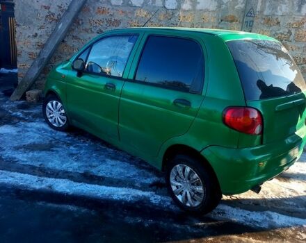 Зеленый Дэу Матиз, объемом двигателя 0.8 л и пробегом 1230 тыс. км за 1300 $, фото 1 на Automoto.ua