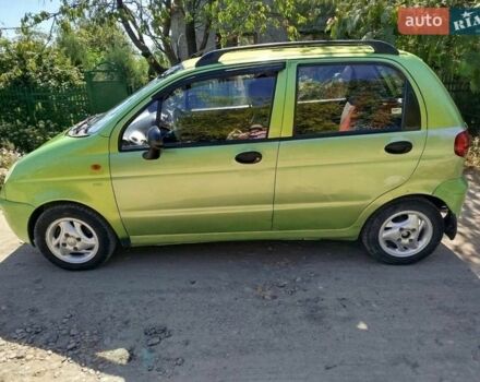 Зелений Деу Матіз, об'ємом двигуна 0.8 л та пробігом 91 тис. км за 2000 $, фото 1 на Automoto.ua