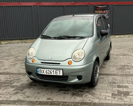 Зеленый Дэу Матиз, объемом двигателя 0.8 л и пробегом 120 тыс. км за 2000 $, фото 1 на Automoto.ua