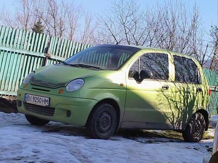 Зеленый Дэу Матиз, объемом двигателя 0.8 л и пробегом 200 тыс. км за 1550 $, фото 1 на Automoto.ua
