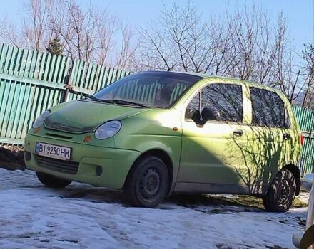Зеленый Дэу Матиз, объемом двигателя 0.8 л и пробегом 200 тыс. км за 1550 $, фото 1 на Automoto.ua