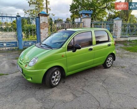 Зеленый Дэу Матиз, объемом двигателя 0.8 л и пробегом 204 тыс. км за 3100 $, фото 1 на Automoto.ua