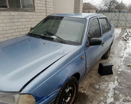 Синий Дэу Нексия, объемом двигателя 1.5 л и пробегом 218 тыс. км за 600 $, фото 1 на Automoto.ua