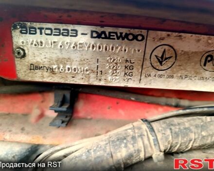 Красный Дэу Нубира, объемом двигателя 1.6 л и пробегом 183 тыс. км за 2500 $, фото 7 на Automoto.ua